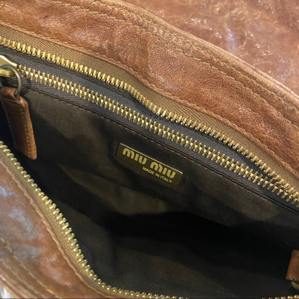 Miu Miu Vintage Leather Shoulder Bag - Picture 5 of 5
